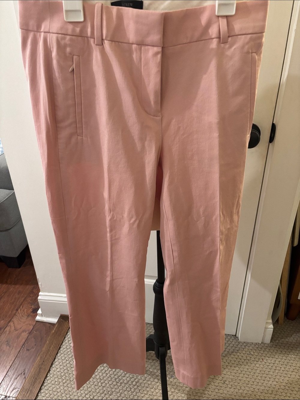 J. Crew Blush Pink Cropped Dress Pants